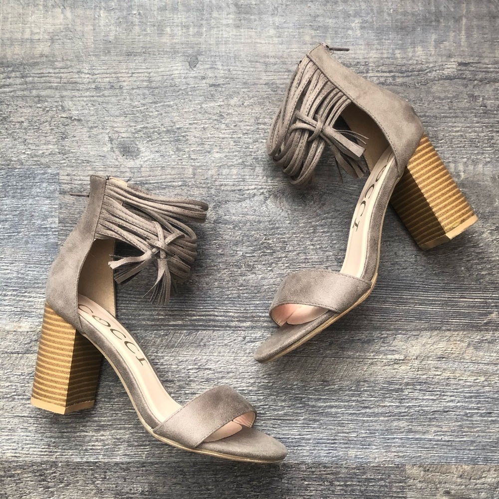 Ccocci New ankle strap heel, size 35.5